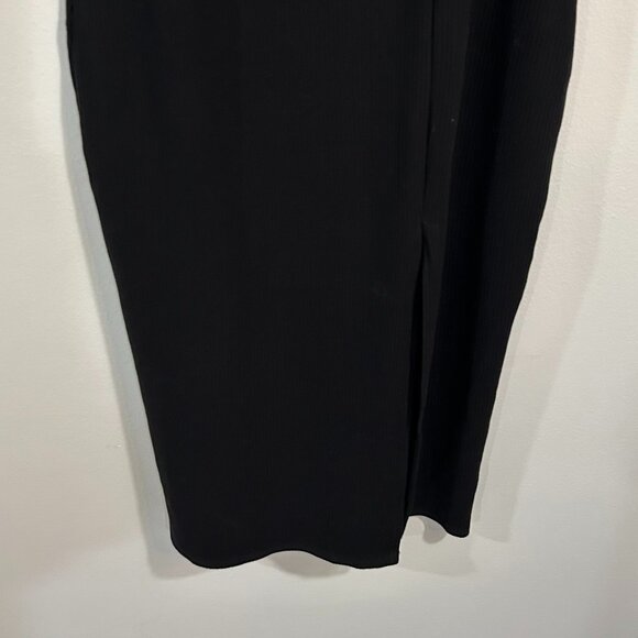 Reformation Square Neckline Midi Length Sheath Dress Size: XL - Picture 8 of 12